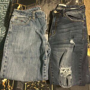 Women’s Capri Jean Bundle | Tommy Hilfiger + KanCan | Distressed | Read Descript